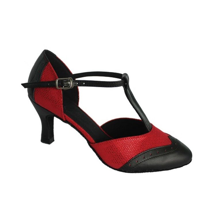 c84904 - Black Leather + 320# Red